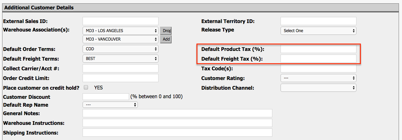 Setting Up Tax Regions Blast Ramp Help Desk